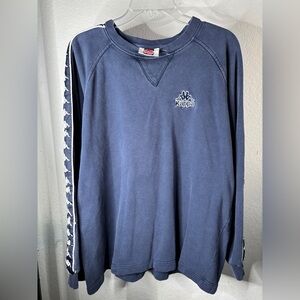 Kappa Navy Sweatshirt with Iconic Logo